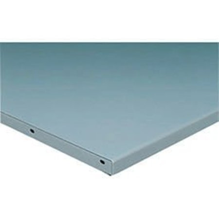 GLOBAL INDUSTRIAL Workbench Top - Steel Square Edge, 12 Gauge Steel, Gray, 48 W x 30 D x 1-3/4 Thick 253CP83